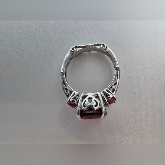 Sterling Silver Ruby Ring - Picture 8 of 16